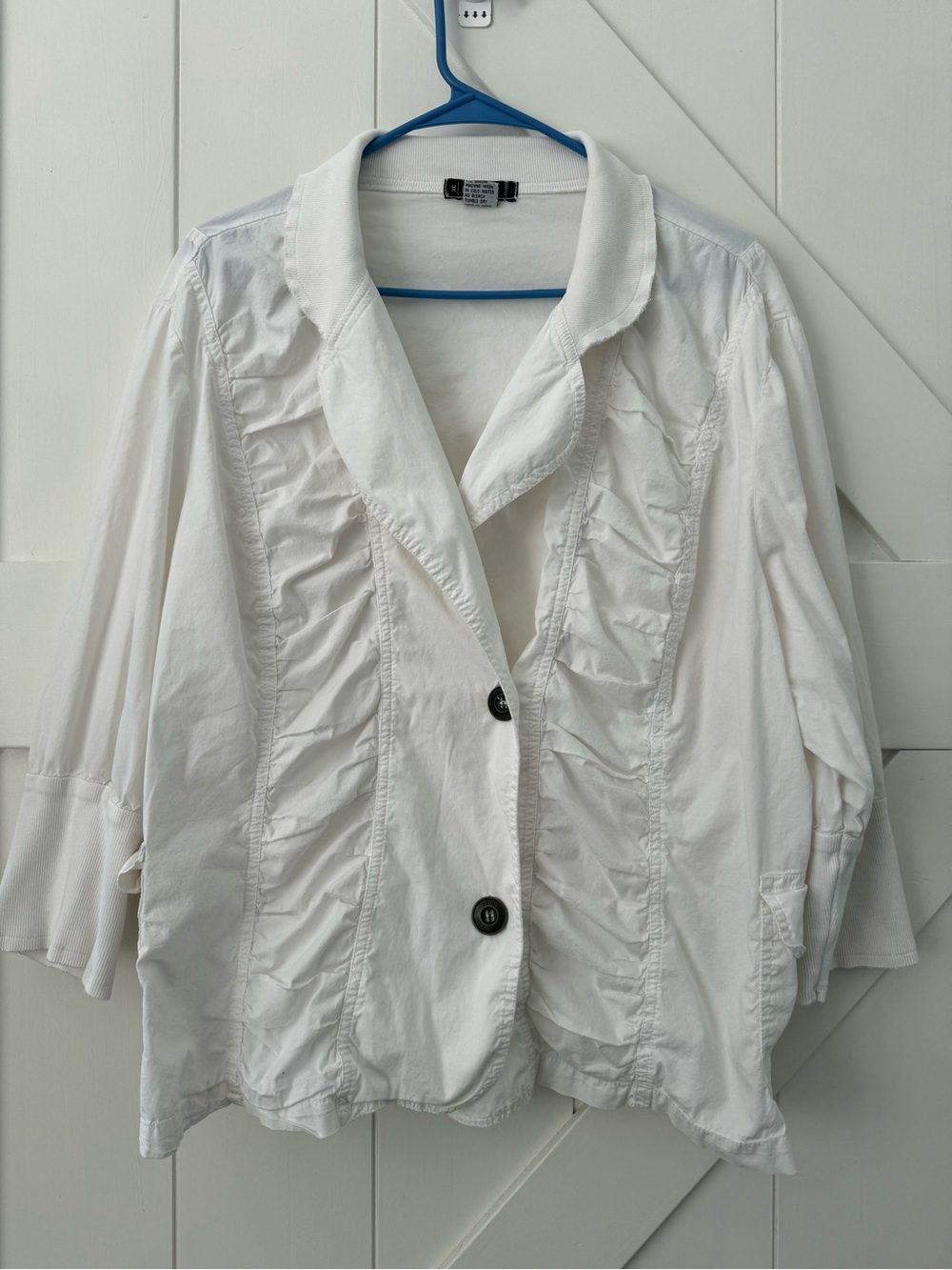 XCVI Jacket 3XL off white 3/4 Sleeves